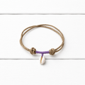 Pulsera concha morado
