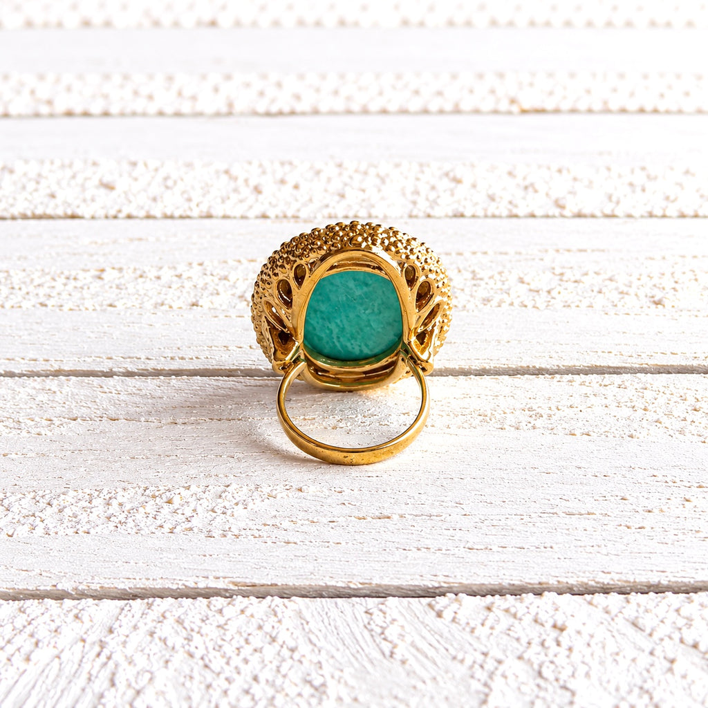 Anillo amazonita XL