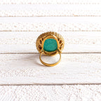 Anillo amazonita XL
