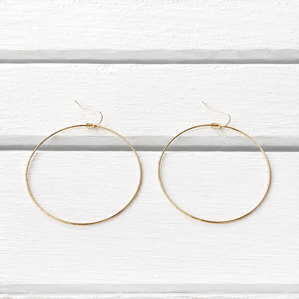 Pendientes aro fino grande