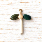 Charm caramelo verde