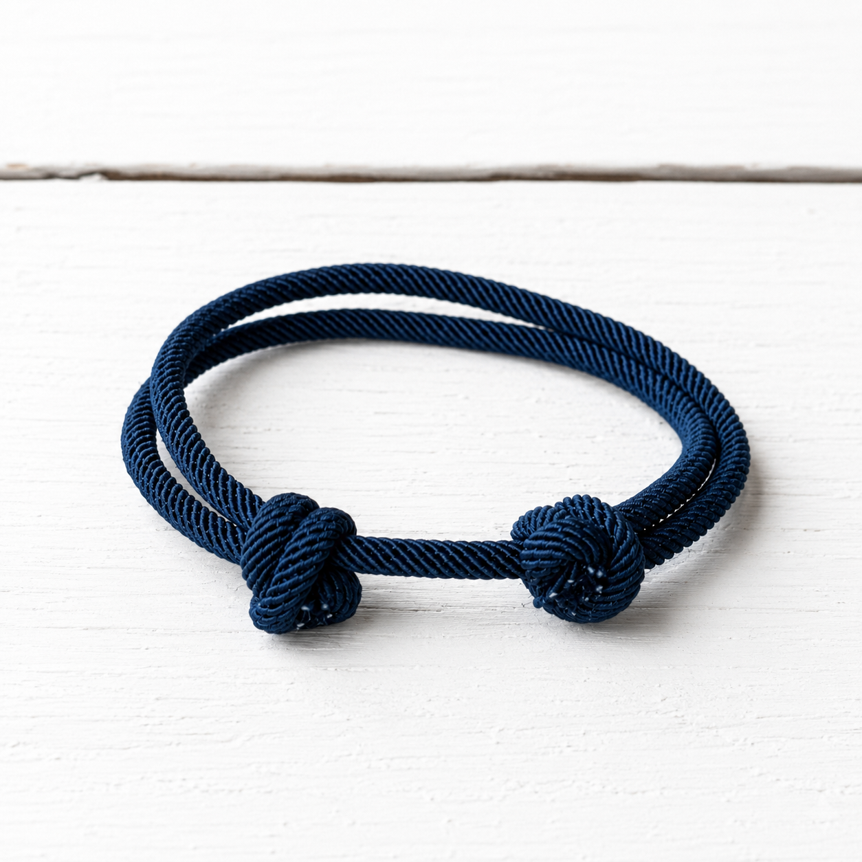 Pulseras nudos azul marino