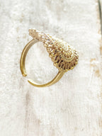 Anillo filigrana dorado