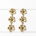 Pendientes flor cinco pétalos