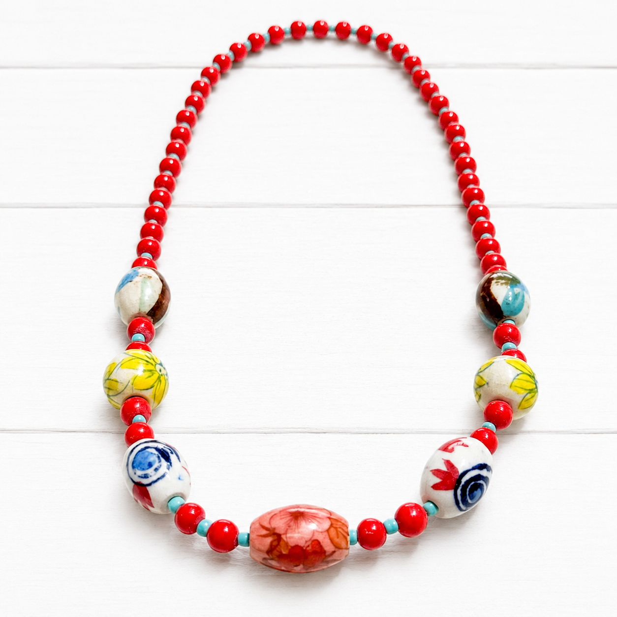 Collar cerámica color 2