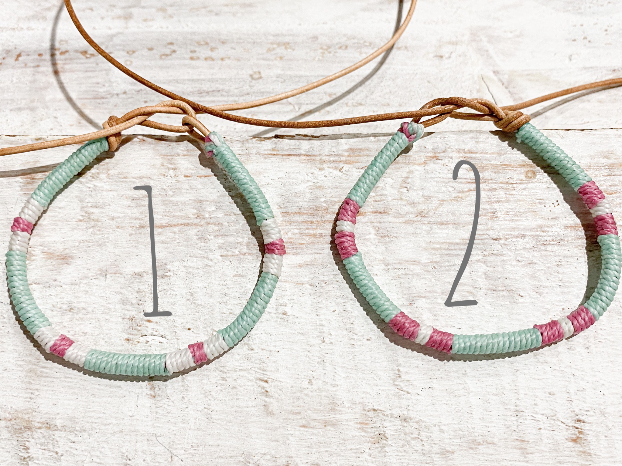 Pulsera cuero agua