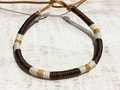Pulsera cuero marrón