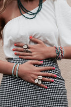 Anillo triple mar dorado
