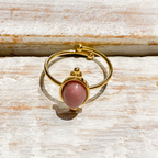 Anillo acero rosa