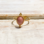 Anillo acero rosa