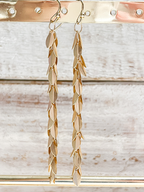 Pendientes hojitas