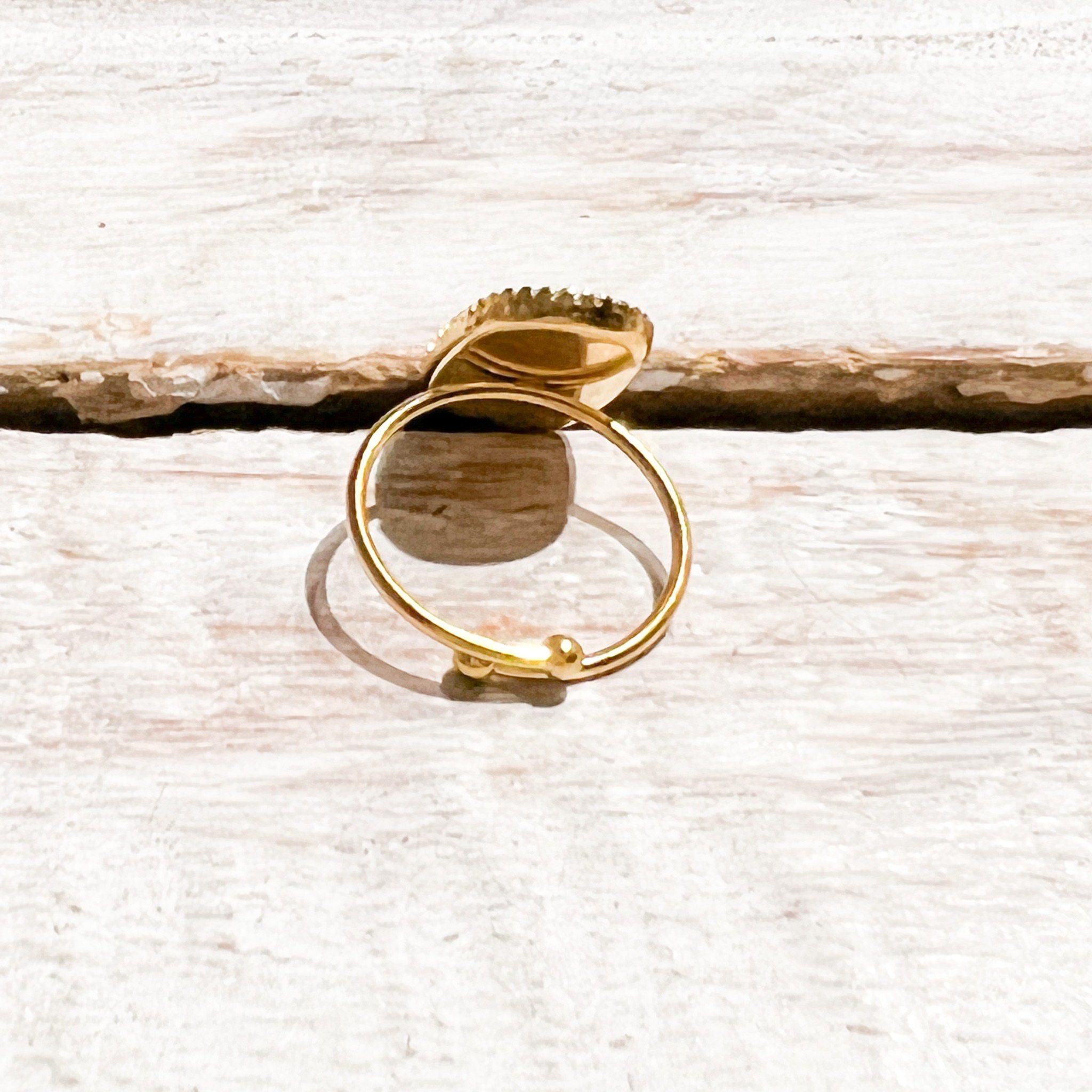 Anillo acero rectangular piedra rodocrosita
