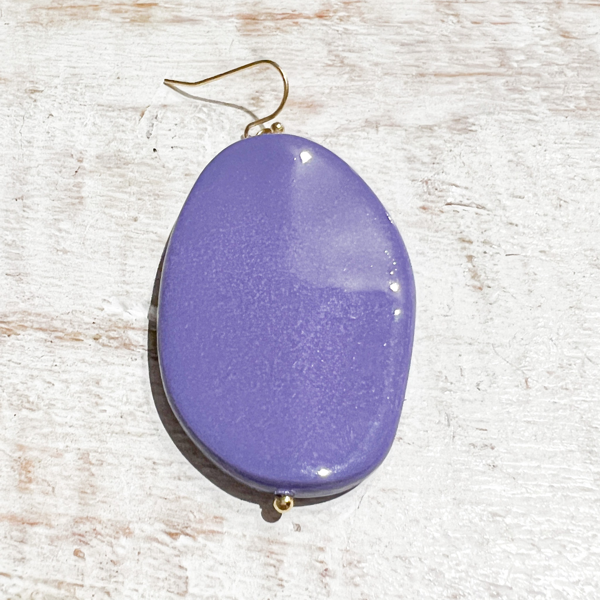 Pendientes morados