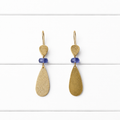 Pendientes doble gota lavanda