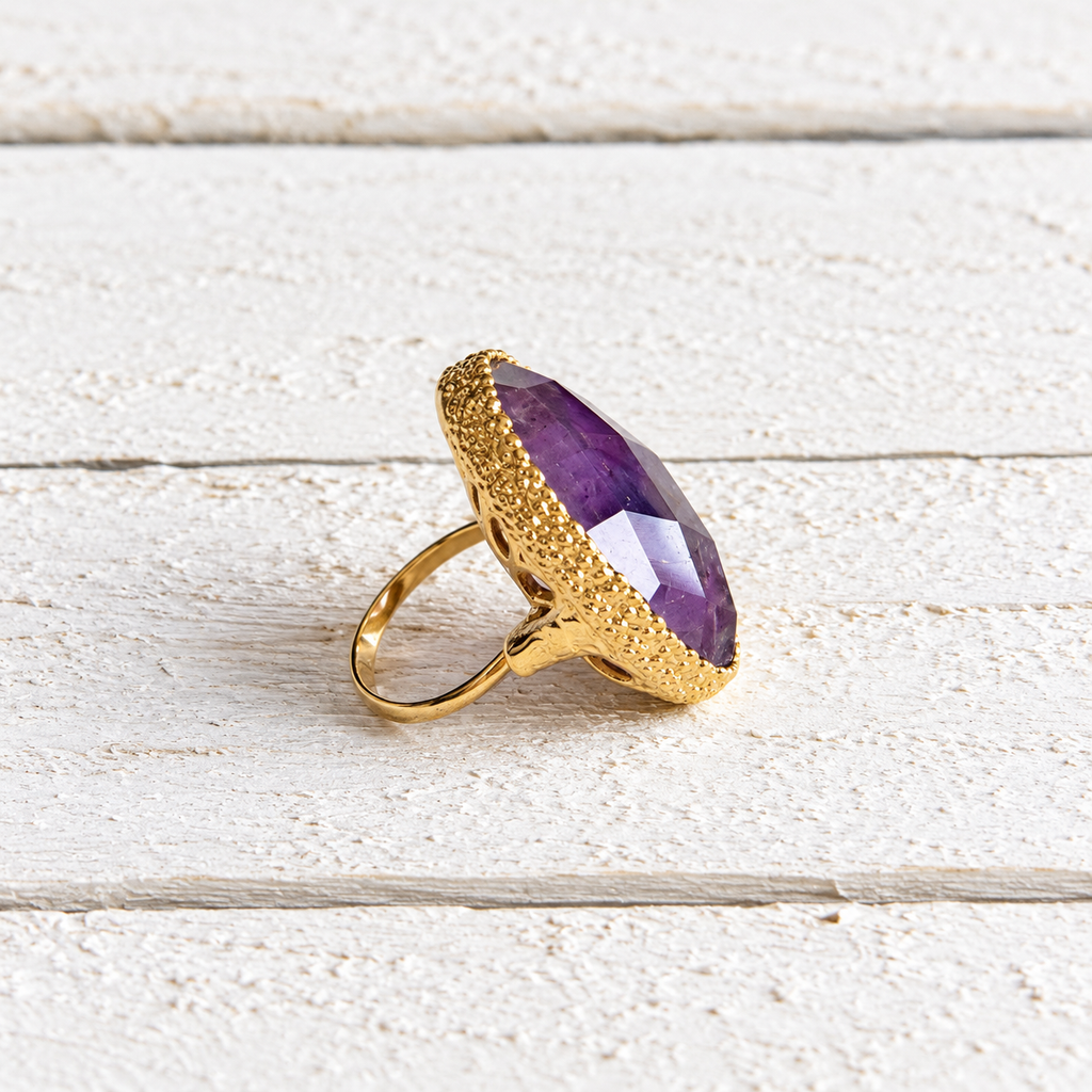 Anillo amatista XL