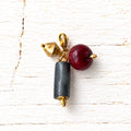 Charm vidrio gris