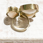 Anillo triple mar dorado
