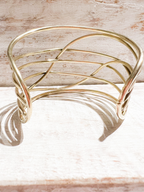 Brazalete dorado latón