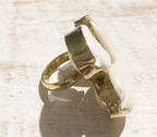 Anillo triple mar dorado