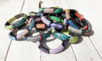 Pack tres pulseras reciclado colores