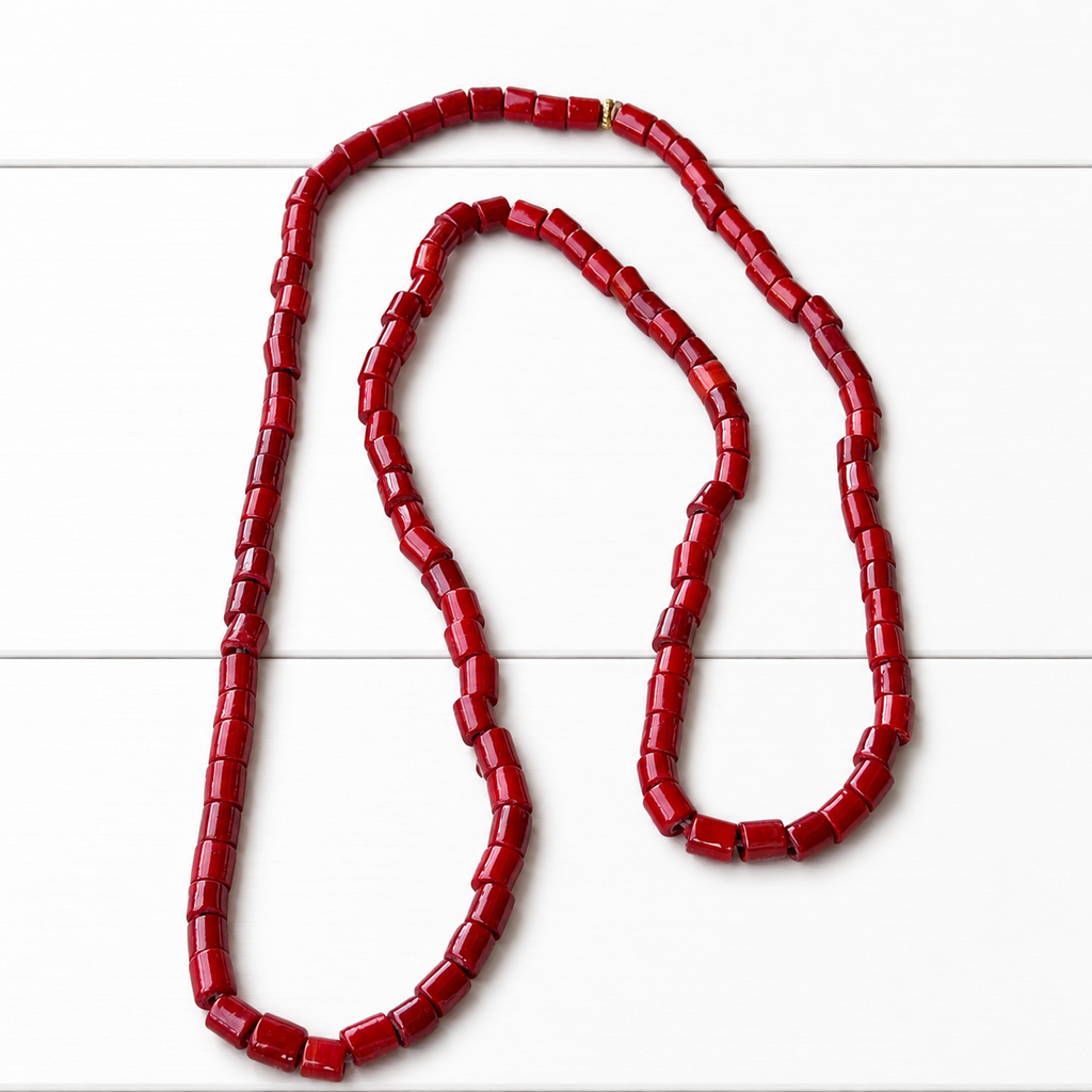 Collar summer rojo