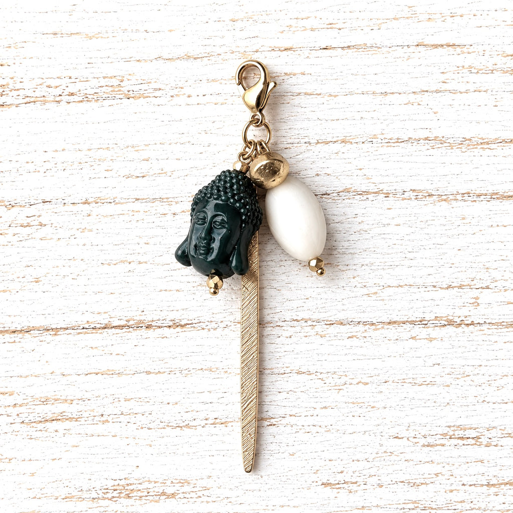 Charm cabeza verde