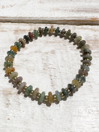 Pulsera piedra plana otoño