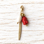 Charm cabeza naranja