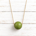 Gargantilla bola verde