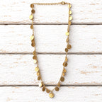 Gargantilla chapitas hippie chic plateada