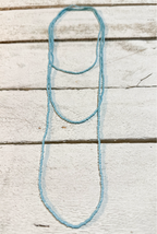 Collar miyuki mini extra largo azul