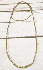 Collar miyuki mini extra largo dorado