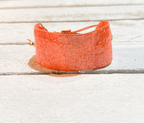 Pulsera miyuki naranja 3cm