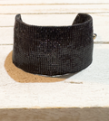 Pulsera miyuki negra 3cm