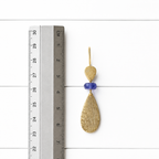 Pendientes doble gota lavanda