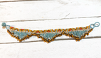 Tobillera tribal azul