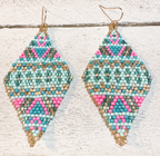 Pendientes miyuki dibujos agua