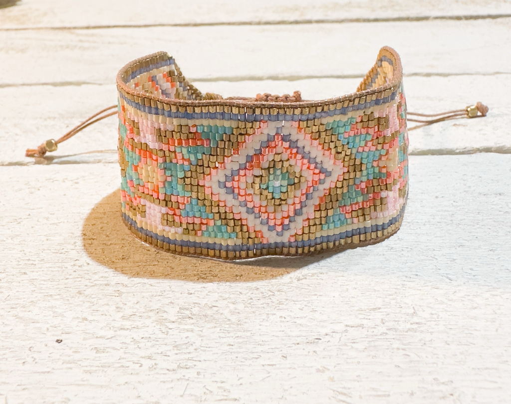 Pulsera miyuki 3cm rombo