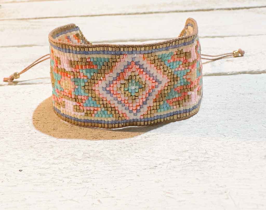 Pulsera miyuki 3cm rombo