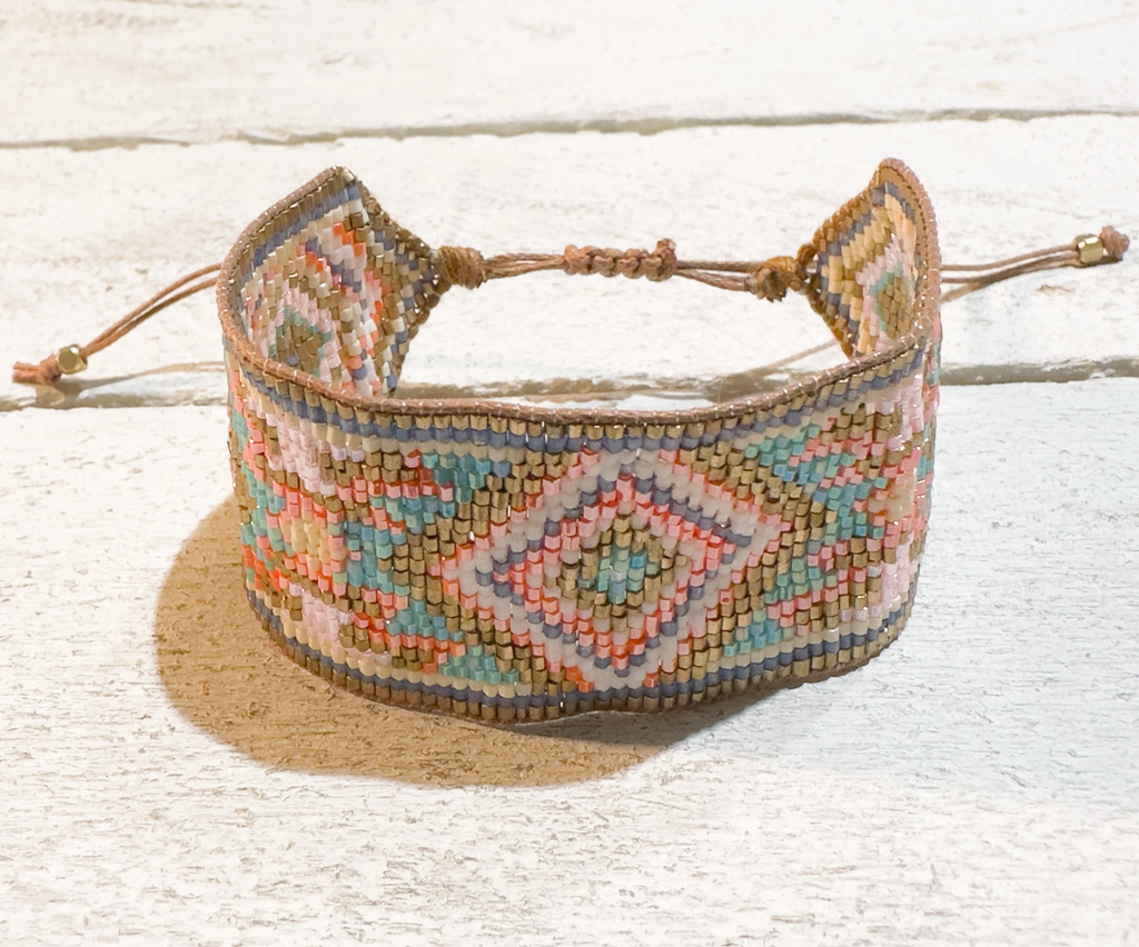 Pulsera miyuki 3cm rombo