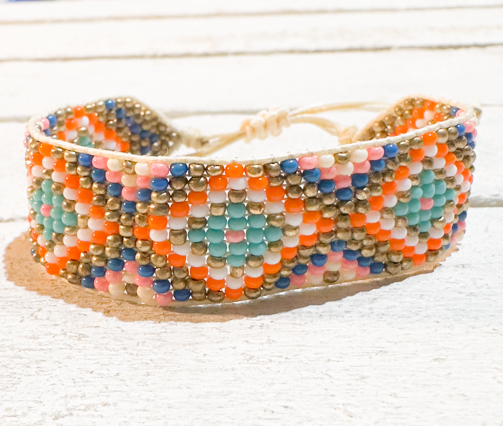 Pulsera miyuki rombos