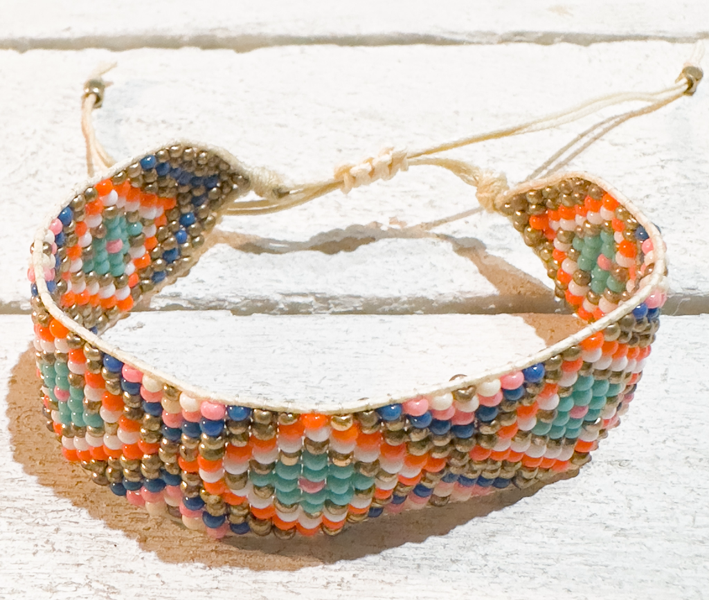 Pulsera miyuki rombos