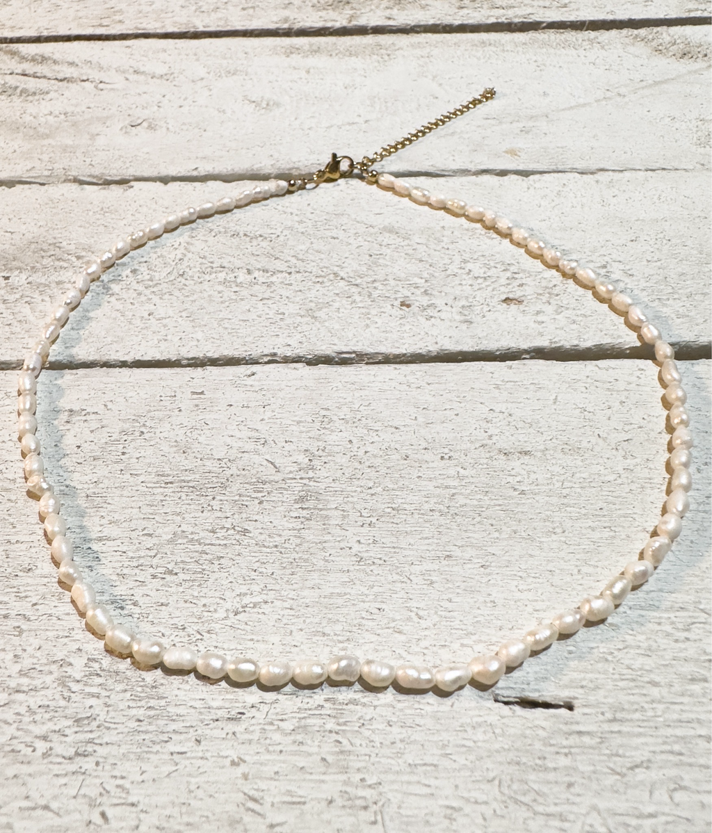 Gargantilla mini perlas