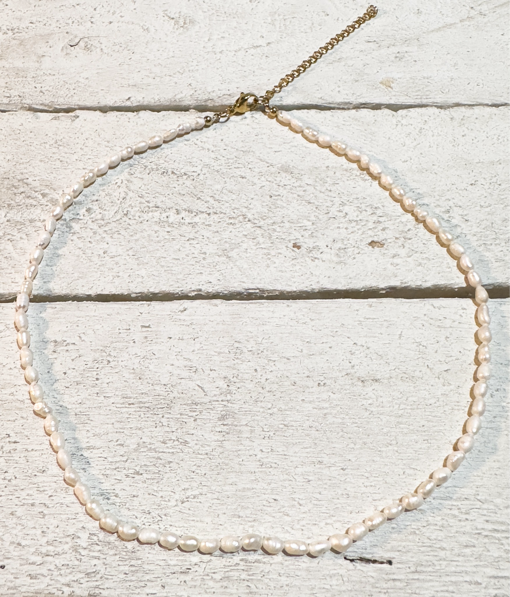 Gargantilla mini perlas