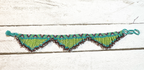 Tobillera tribal verde