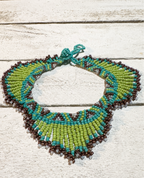 Tobillera tribal verde