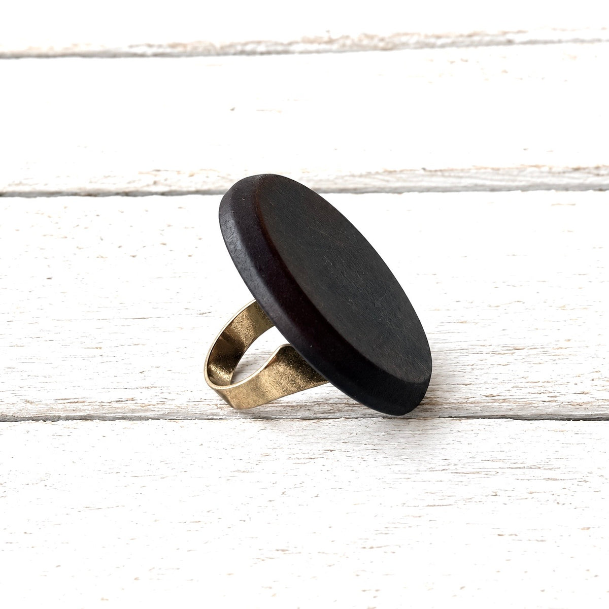 Anillo resina granate XL