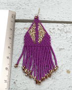 Pendientes miyuki alas buganvilla