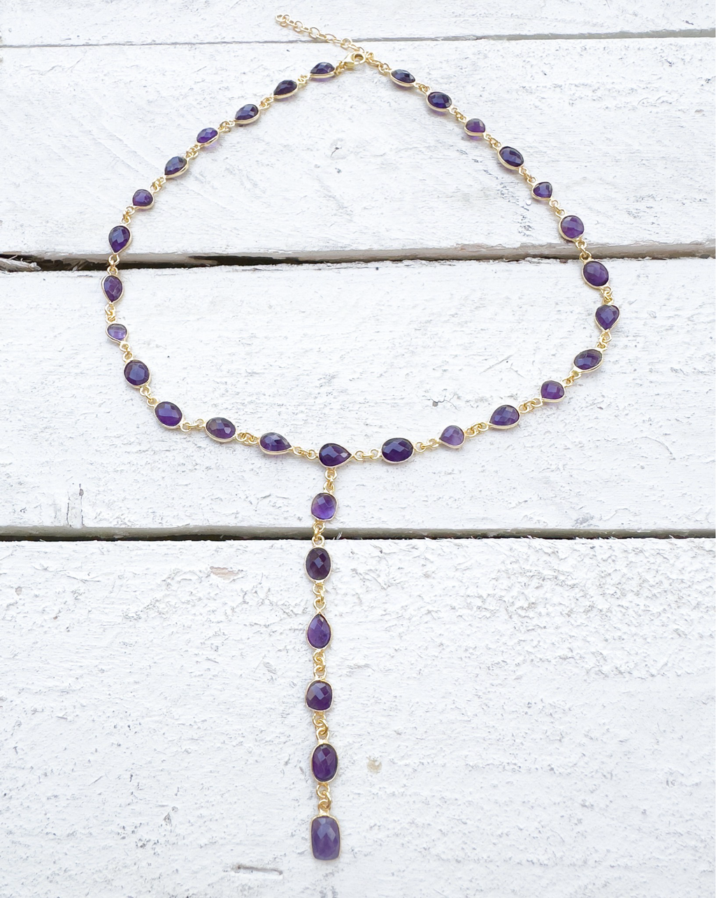 Cadena racimo morada