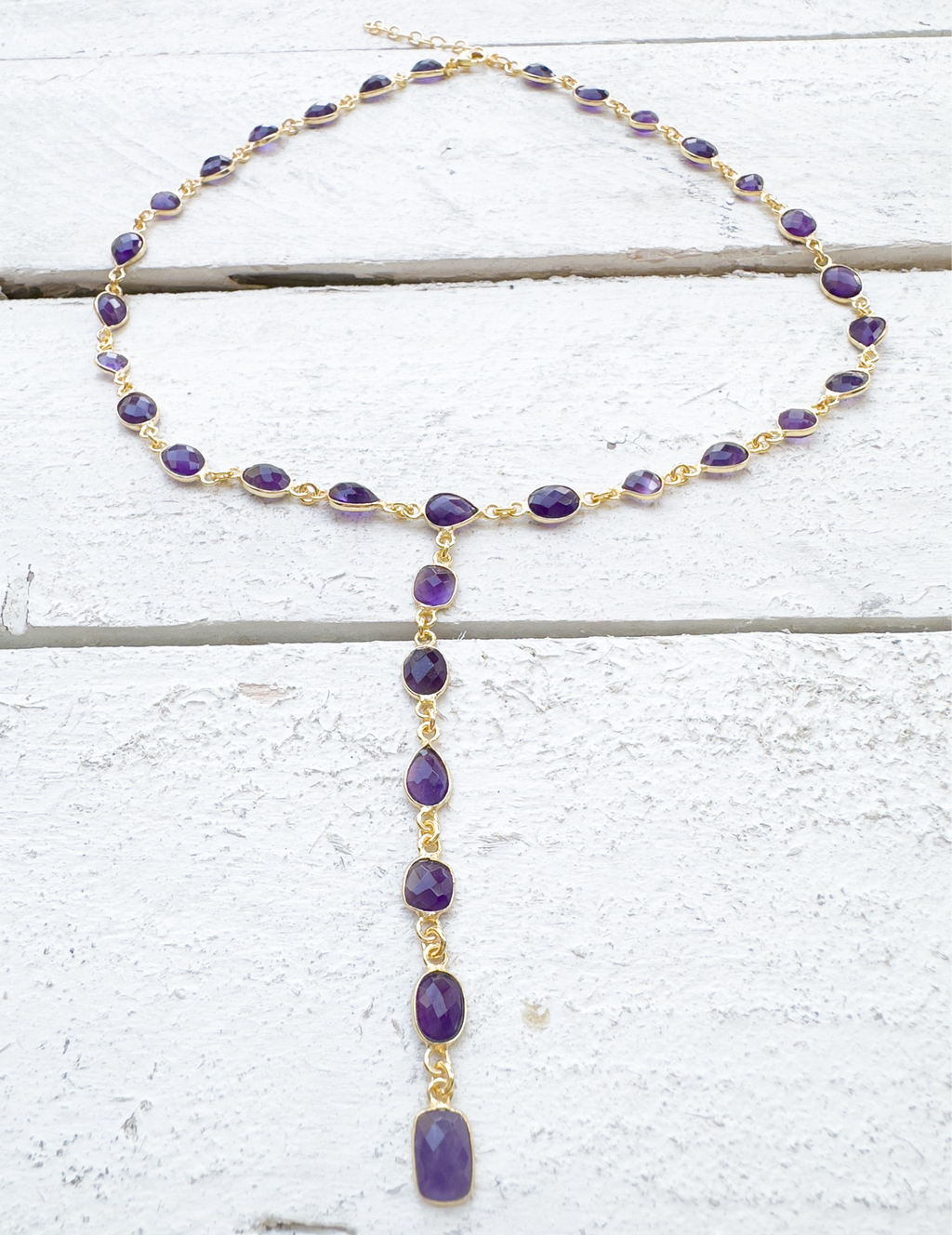 Cadena racimo morada